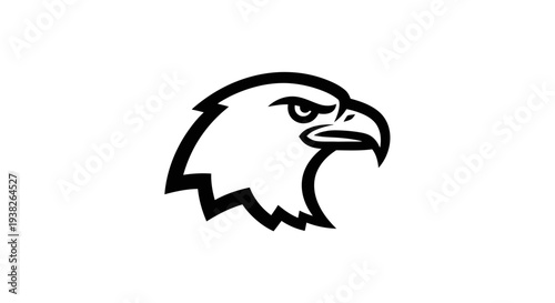 Eagle Bird Head Profile View.
