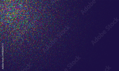 Abstract digital pixel pattern on dark background representing big data analytics for modern tech website need