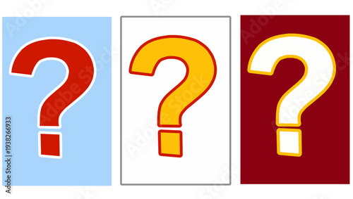 question mark with question