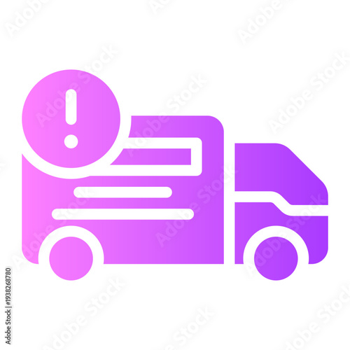 warning gradient icon