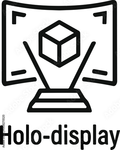 A 3d vector illustration of a computer security icon on a desktop monitor screen represents modern business technology and internet equipment in a digital office design