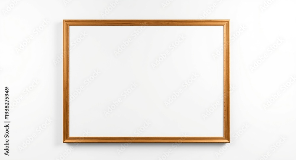 Obraz premium Classic bulletin board presented alone on white studio backdrop