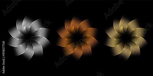 Gold, silver and bronze metal circle frames 3d vector realistic illustration. First, second and third place medals or buttons isolated on white background. Certified. Quality blank, empty badge set.