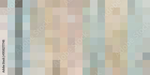 Abstract pixelated pattern with vertical stripes in muted colors.