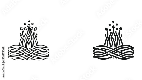 Mushroom Sprout Growth Innovation Symbol Business