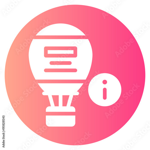 info gradient icon