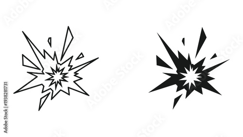 Explosion Burst Graphic Design Element Commerce