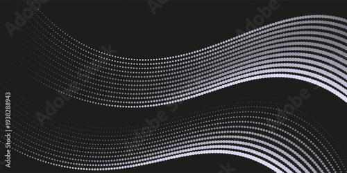 Abstract light streaks on a dark backdrop creating a dynamic, energetic mood modern dots pattern art