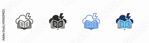 Set of innovation icon collection in multiple style. Icon suitable for web and mobile application