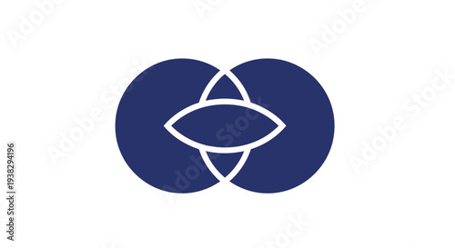 Eye Symbol Graphic Design Element.