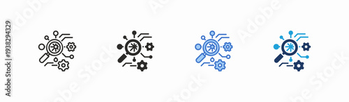 Set of optimize icon collection in multiple style. Icon suitable for web and mobile application