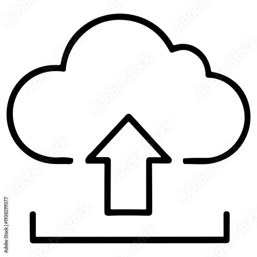 Internet Service Outline Icon