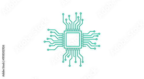 Microchip Electronic Circuit Board Component.