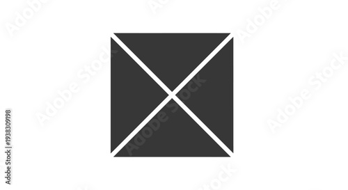 Geometric Shape Design Element Icon.