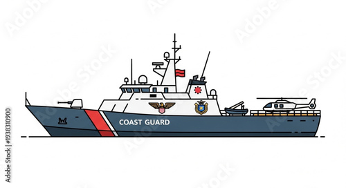 US Coast Guard Patrol Boat.