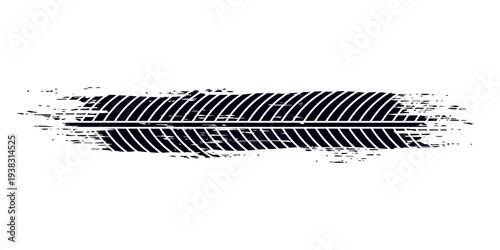 unge tire track, wheel braking marks. Truck, car or motorcycle tread pattern silhouette. Auto race, motorsport, speed racing design element. eps 10