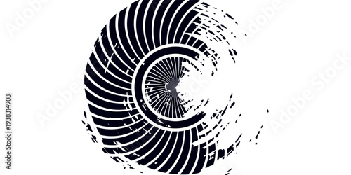 unge tire track, wheel braking marks. Truck, car or motorcycle tread pattern silhouette. Auto race, motorsport, speed racing design element. eps 10