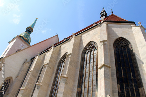 Photography Bratislava Cathedral Roof Tiles August 2024 Red ceramic