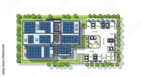 Modern Architectural Floor Plan Design.