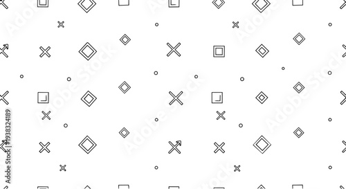 seamless background with a lot of keys