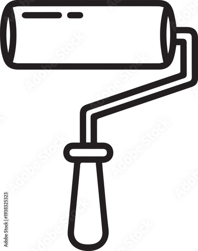 Vector paint roller icon