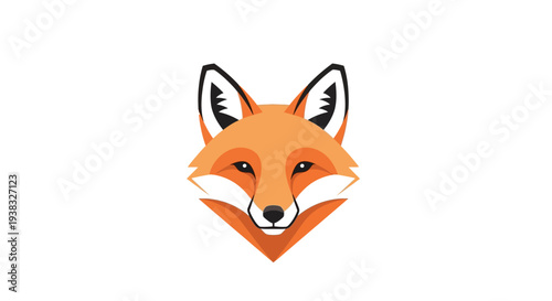 Illustration of a Fox Head Profile.