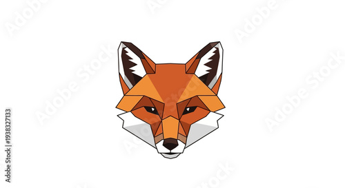 Illustration of a Fox Head Profile.