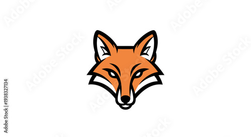 Illustration of a Fox Head Profile.