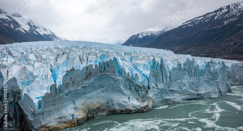 Accelerated melting glaciers heightening erosion vulnerability