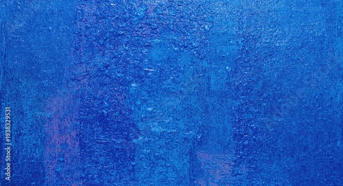 Dynamic oil canvas artwork showcasing textured blue and purple brush effects