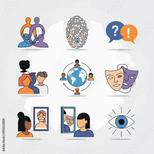 Social Media and Identity Icons