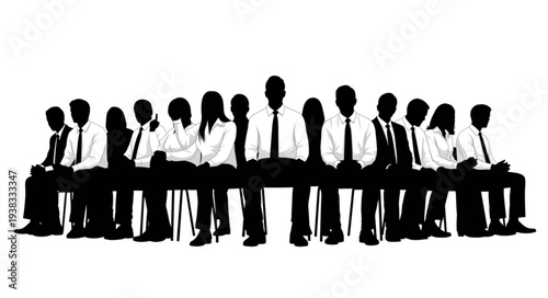 Business People Sitting Around Table.