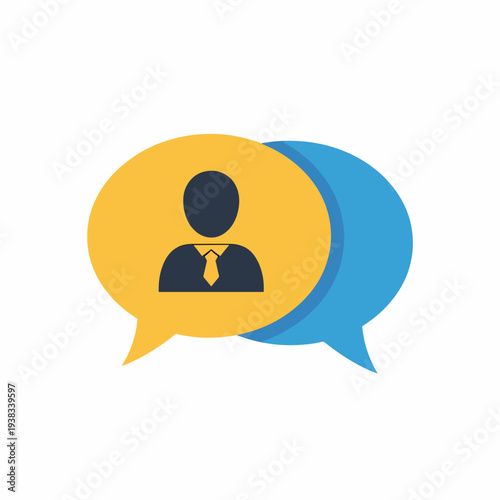 Business Communication Chat Bubbles