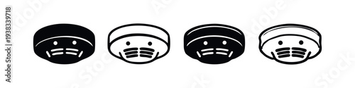 Football Helmet Icon Set in Black and White Doodle Style