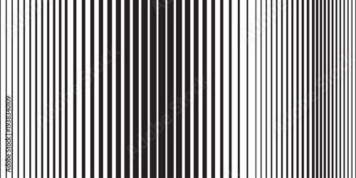 Halftone lattice transition gradient in monochrome. Speed modern seamless vector background.Digital technology pattern geometric wallpaper