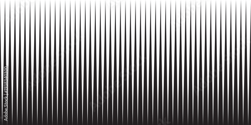 Halftone lattice transition gradient in monochrome. Speed modern seamless vector background.Digital technology pattern geometric wallpaper