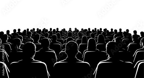 Crowd of People Watching Event Together.