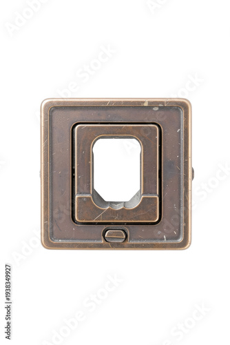 Rustic Decorative Frame Highlighting Elegant Home Décor Elements Isolated on transparent background