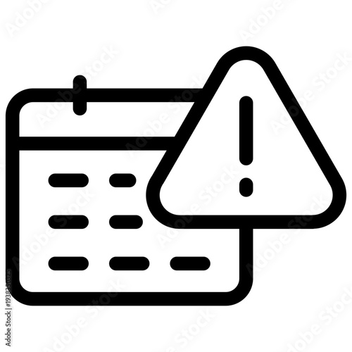 Deadline Outline Icon