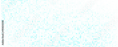 Light Blue, Green vector modern geometrical circle abstract background. Dotted texture template. Geometric pattern in halftone style with gradient.
