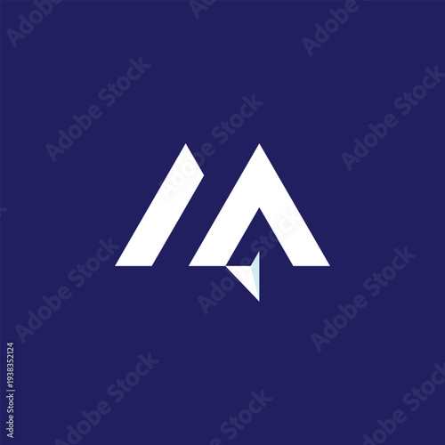 Free Download Modern abstract logo design featuring the letters M and A in a minimalist style. - GFXLoad