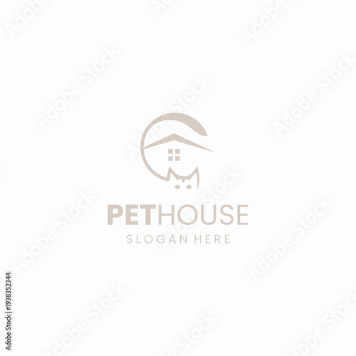 Pet House Logo Design A Creative and Modern Concept.