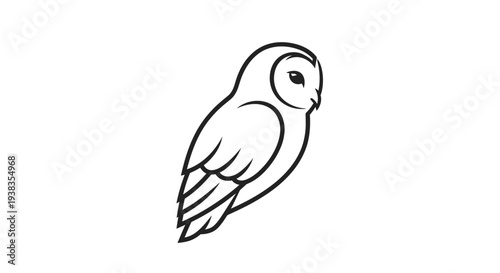 Owl Bird Animal Wildlife Illustration.