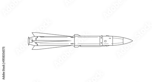 Syringe with Needle Illustration.