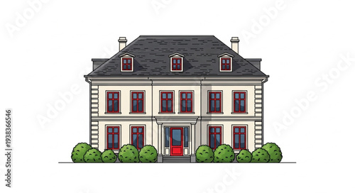 vector illustration of a house