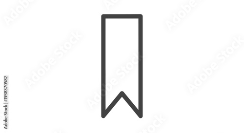 Simple Black Ribbon Banner Icon Design.