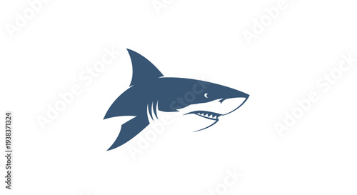 Simple Illustration of a Shark.