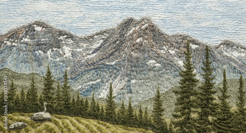 Detailed hand-stitched fabr...