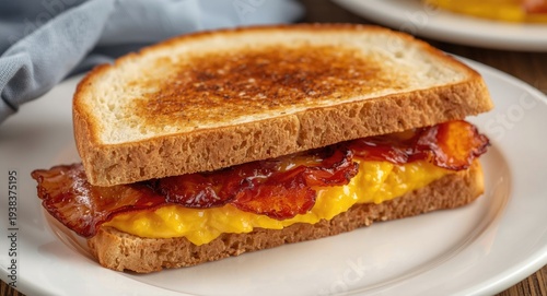Delicious toasted sandwich ...