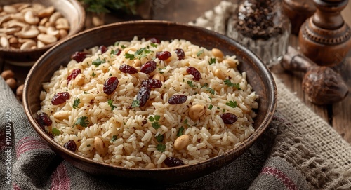 Authentic Turkish rice pila...